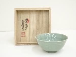 金福漢造　高麗青磁茶碗（共箱）